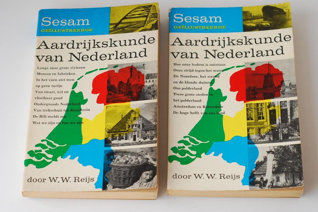 Aardrijkskunde van Nederland - Sesam geïllustreerde (1964), Boeken, Verzenden, 20e eeuw of later, Zo goed als nieuw