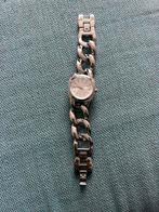 Zilverkleurig horloge met stalen band, Ophalen of Verzenden, Zo goed als nieuw, Zilver, Staal