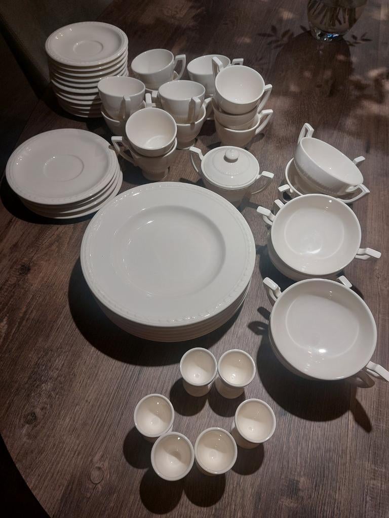 Recamier servies -, Ophalen, Gebruikt, Keramiek, Effen