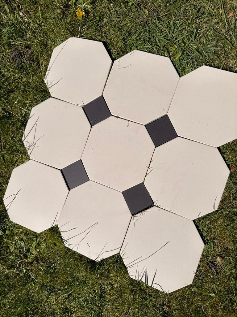 62 stks Winckelmans tegels met hoektegels, Doe-het-zelf en Verbouw, Tegels, Ophalen, Nieuw, 20 tot 40 cm, Minder dan 5 m²