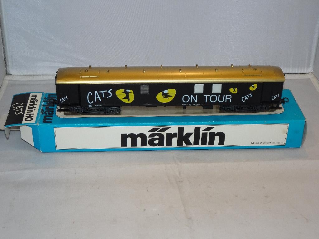 Marklin wagon 89701 CATS ON TOUR nieuw in OVP (#953), Hobby en Vrije tijd, Modeltreinen | H0, Wisselstroom, Ophalen of Verzenden