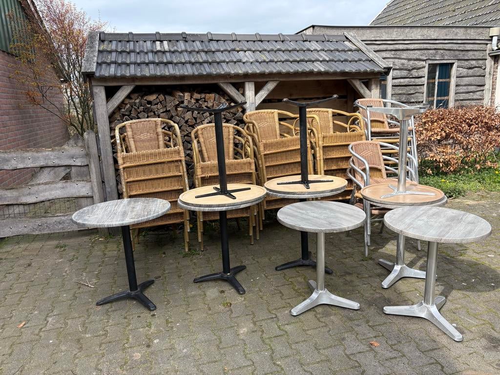 Horeca terras meubilair, Ophalen, Gebruikt