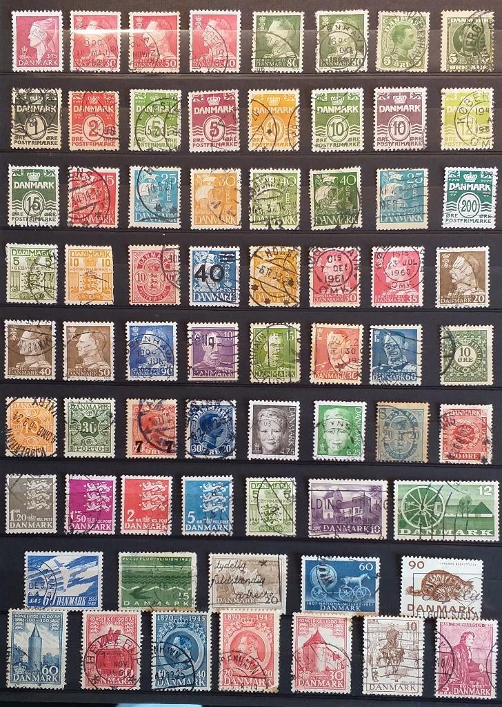 POSTZEGELS DENEMARKEN GESTEMPELD, Verzenden, Denemarken, Gestempeld