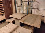 Diverse tafels en banken, steigerhout. Second Life Wolvega!, Ophalen, Zo goed als nieuw, Steigerhout, Bank