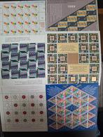 Nederland decemberzegelvellen 1988t/m2001 postfris, Ophalen of Verzenden, Na 1940, Postfris