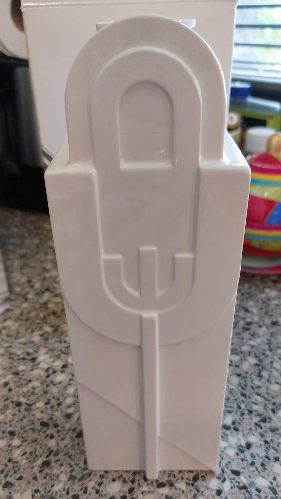 Geo Art Geoart Vaas Wit Wassermann Aquarius Verseau, Huis en Inrichting, Woonaccessoires | Vazen, Zo goed als nieuw, Overige kleuren