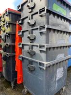 AANBIEDING Kunststof Afvalcontainer 1100L ZWART MET ROOD, Ophalen, Kunststof, Gebruikt, 40 liter of meer