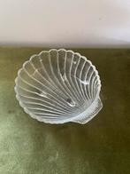 Glazen schaaltje in de vorm van een schelp, Ophalen, Gebruikt, Schaal, Glas