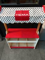 HEMA winkeltje met krijtbordje + evt kassa, Kinderen en Baby's, Speelgoed | Houten speelgoed, Ophalen, Zo goed als nieuw, Meubelstuk of Keukentje