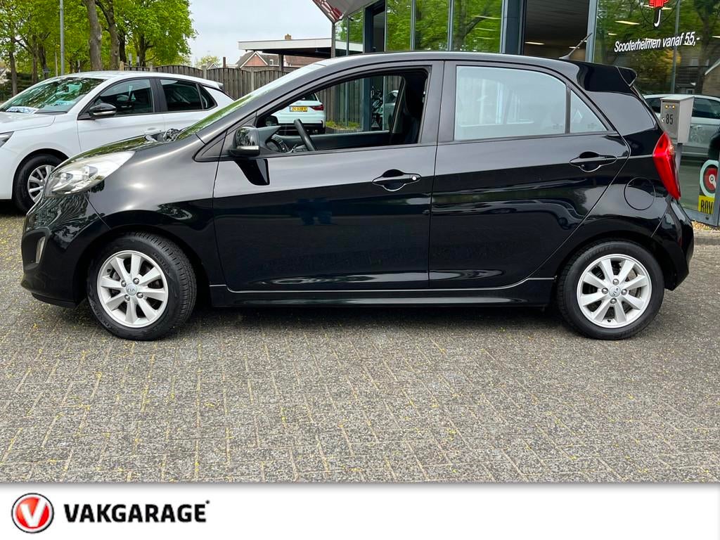 Kia Picanto 1.0 CVVT ISG Plus Pack rijklaar !, Auto's, Euro 5, Stof, Gebruikt, Zwart