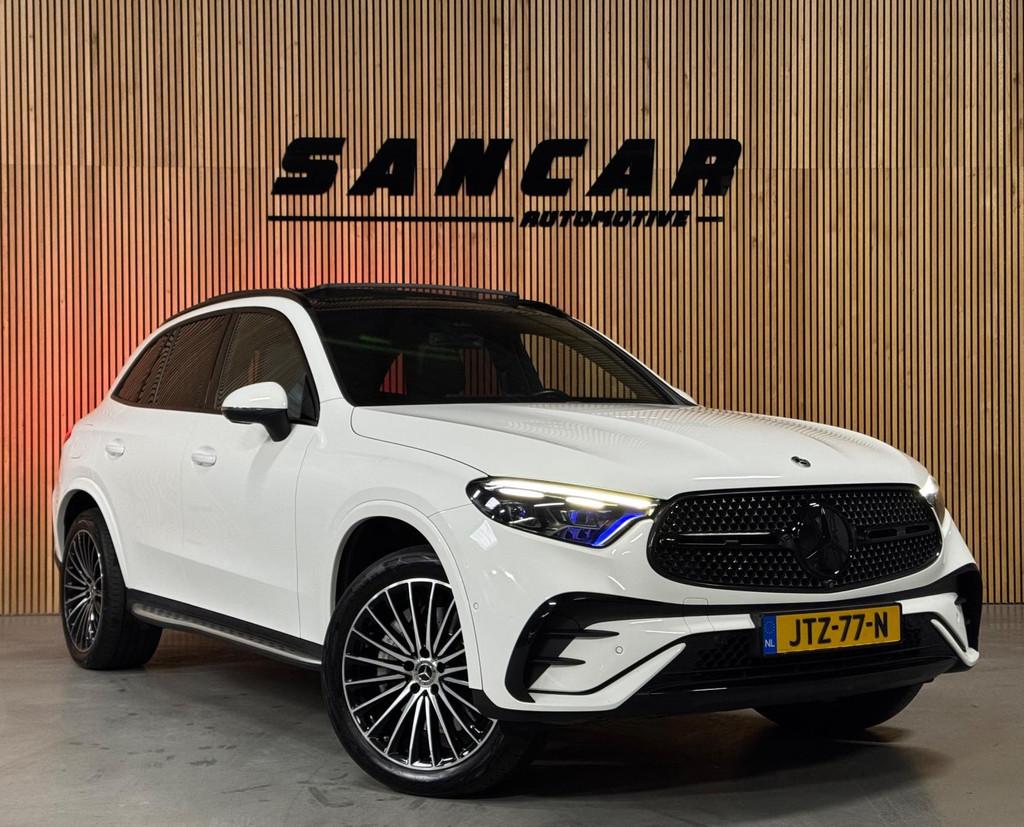 Mercedes-Benz GLC-klasse 400e 4MATIC AMG Line PANO|BURMESTER, Auto's, Automaat, Gebruikt, Wit, Vierwielaandrijving