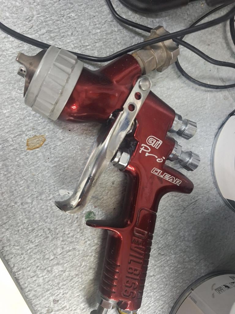 DeVilbiss GTi Pro Clear verfspuit, Ophalen of Verzenden