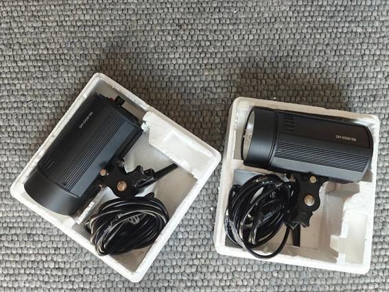 fotostudio, studio lampen en extra, Ophalen, Zo goed als nieuw, Complete fotostudio