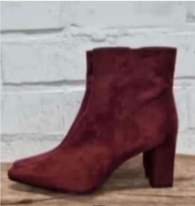 GIULIA - Suedine enkellaarsjes maat 41 - Nieuw €79,95, Kleding | Dames, Schoenen, Lage of Enkellaarzen, GIULIA, Nieuw, Ophalen of Verzenden