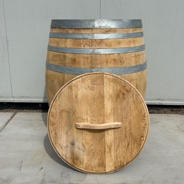 Eikenhouten wijnvat 300 liter dompelbad, ijsbad, Tuin en Terras, Regentonnen, Niet ingevuld, 150 liter of meer, Niet ingevuld