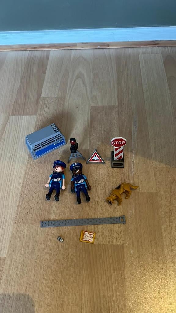 Playmobil Politie Set met Agenten, Hond en Accessoires, Ophalen of Verzenden, Gebruikt