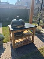 Monolith kamado bbq + houten tafel + accessoires, Ophalen, Gebruikt, Houtskool, Monolith