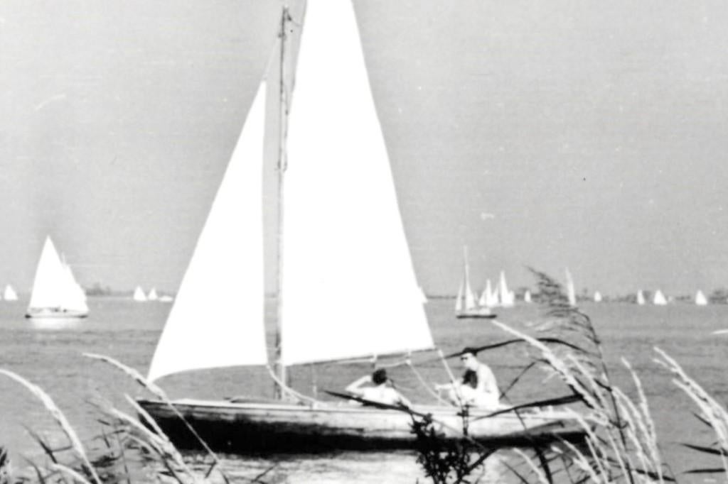 939479 Friesland zeilboot 1958 Poststempel Lemmer Gelopen, Ophalen of Verzenden, 1940 tot 1960, Gelopen, Friesland