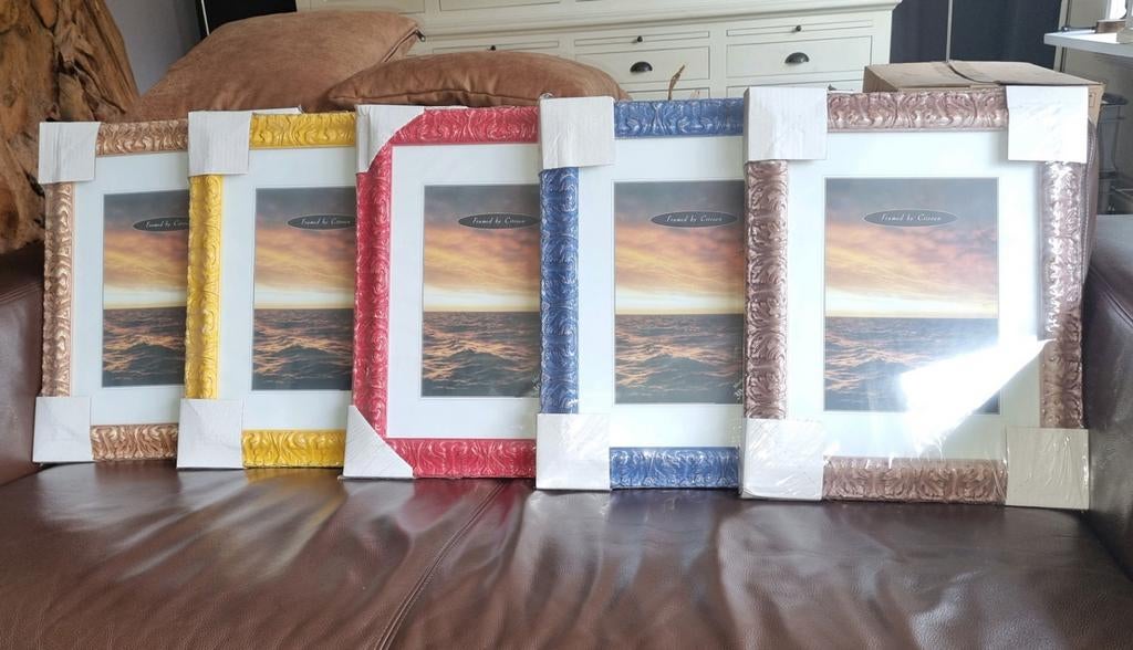 Nieuwe fotolijsten 30x40 cm lijst 39x49 cm - Diverse kleuren, Minder dan 50 cm, Nieuw, Ophalen of Verzenden, Minder dan 50 cm