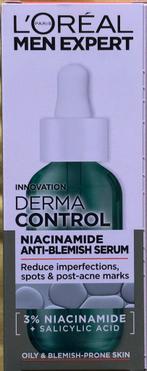 L'oreal men expert derma control niacinamide serum, Ophalen, Nieuw, Gehele gezicht, Verzorging