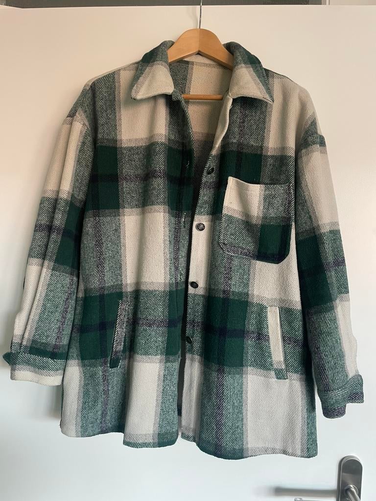 Overhemd blouse M, Verzenden, Zo goed als nieuw, Maat 38/40 (M), Groen