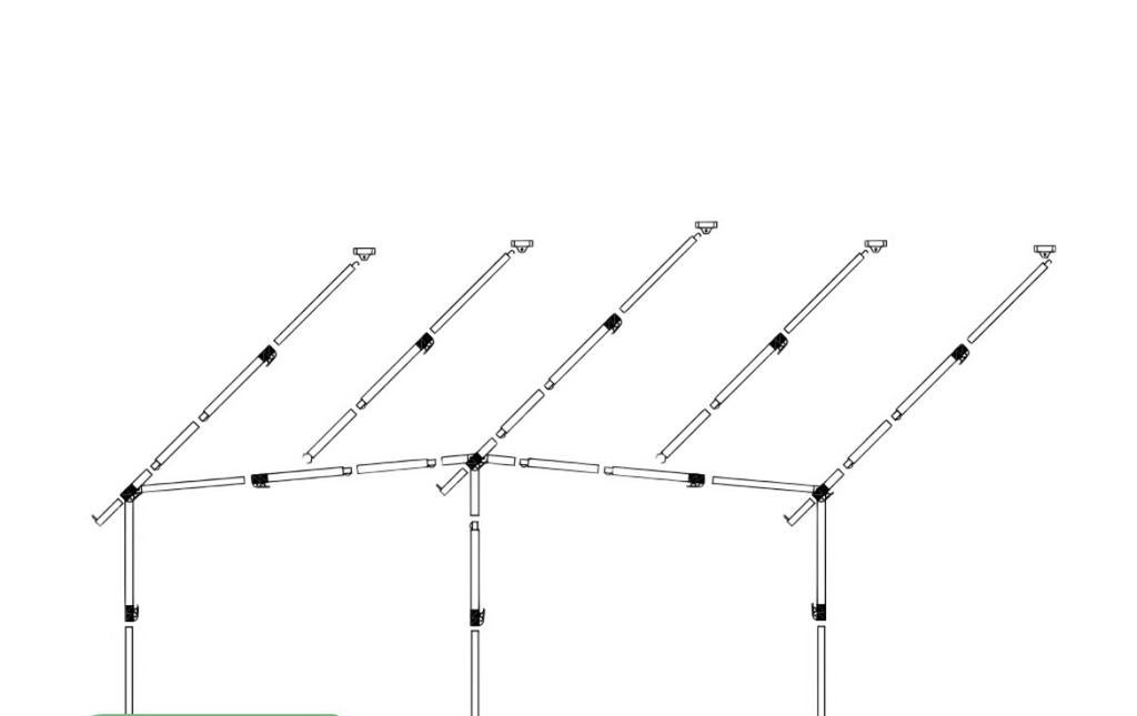 Voortent Frame Aluminium 28mm diepte 240, Caravans en Kamperen, Ophalen, Gebruikt