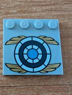 Lego tegel 4x4 met opdruk licht grijs, Ophalen of Verzenden, Zo goed als nieuw, Lego