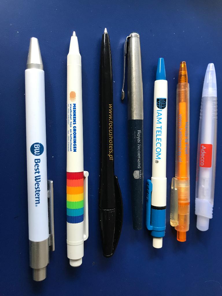 pennen, Verzamelen, Pennenverzamelingen, Overige merken, Gebruikt, Balpen, Ophalen of Verzenden