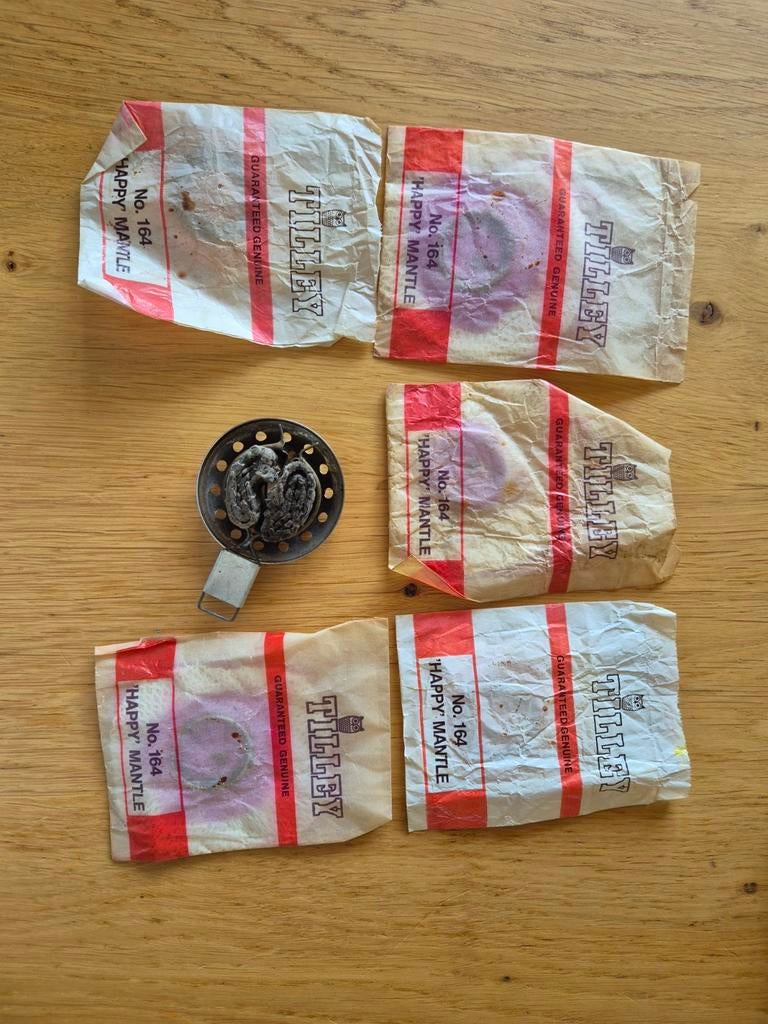 Tilley gloeikousjes 164 en voorverwarmingskous, Antiek en Kunst, Ophalen of Verzenden