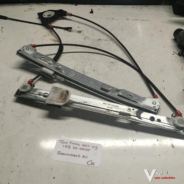 Ford Fiesta 3drs 1.6 B 2009 2500105 Elektr. Raammechanisme L, Auto-onderdelen, Ruiten en Toebehoren, Gebruikt, Ophalen of Verzenden