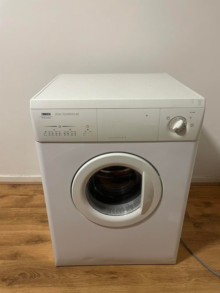 WasDroger Zanussi – goede staat, Witgoed en Apparatuur, Wasdrogers, 6 tot 8 kg, Ophalen, Luchtafvoer, 85 tot 90 cm