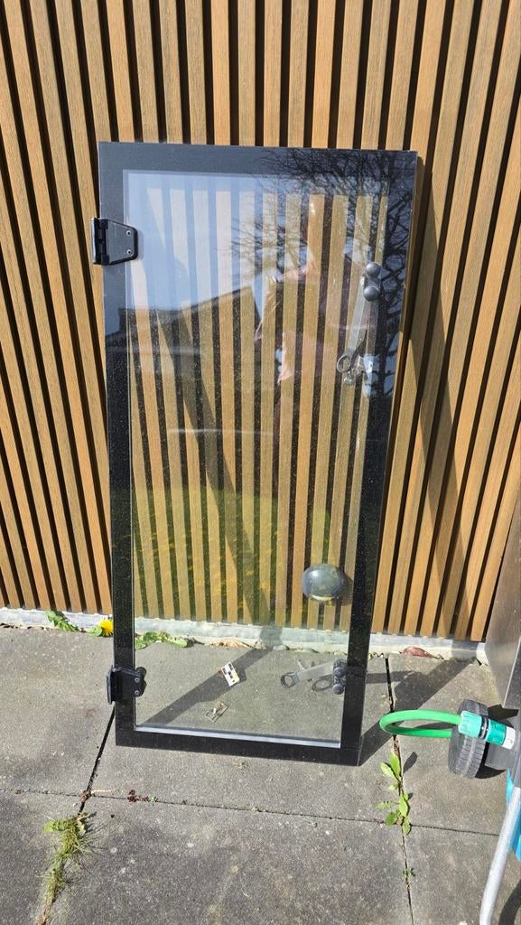 Raam 50 x 113 cm - Gevelraam dubbel HR glas, Doe-het-zelf en Verbouw, Glas en Ramen, Ophalen, Gevelraam of Ruit, Gebruikt, Minder dan 80 cm