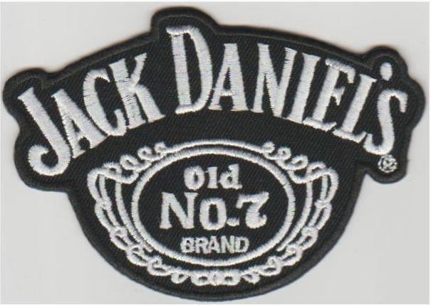 Jack Daniels old no. 7 stoffen opstrijk patch embleem #3, Ophalen of Verzenden, Nieuw, Overige typen