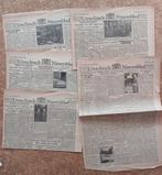 5 x Utrechtsch Nieuwsblad oorlogskranten WOII 1943, Verzenden, Overige typen, Overige soorten, X