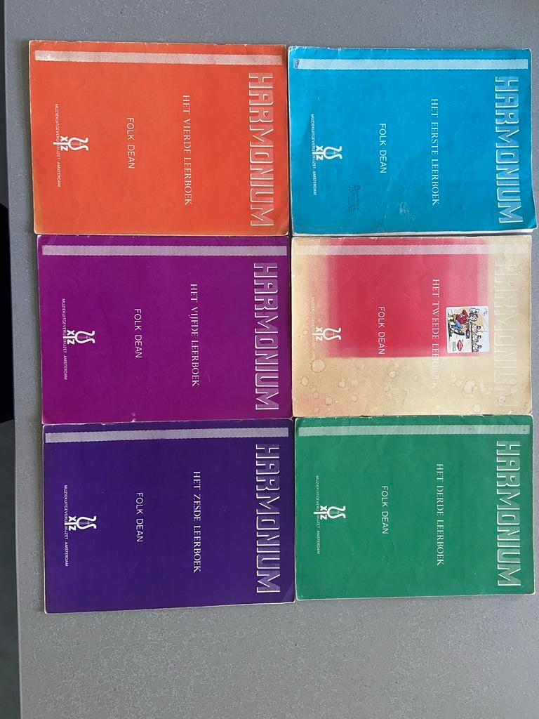 Folk Dean Harmonium orgelles boeken - Deel 1 t/m 6, Ophalen of Verzenden, Gelezen, Overige niveaus