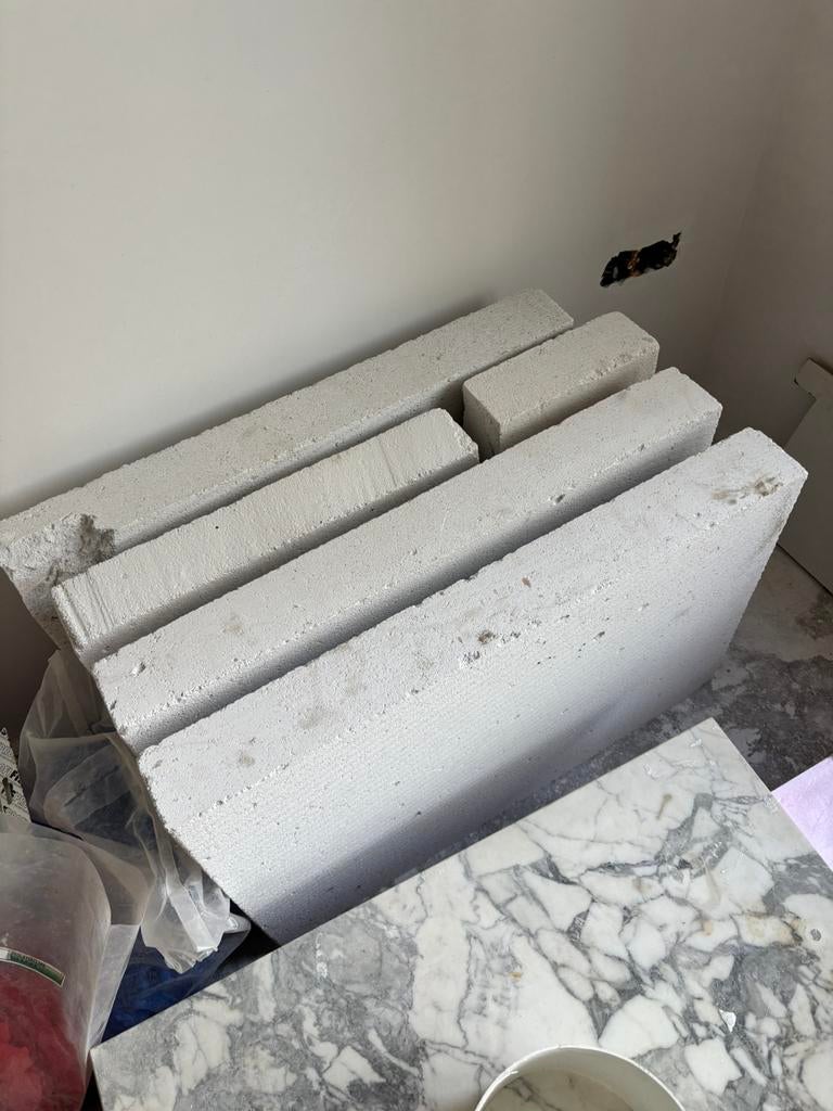 Cellenbetonblok, Ophalen, Zo goed als nieuw