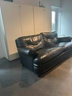 Poltrona Frau (type Dream)  zwart leren design bank., Huis en Inrichting, Tweepersoons, Ophalen of Verzenden, Zo goed als nieuw