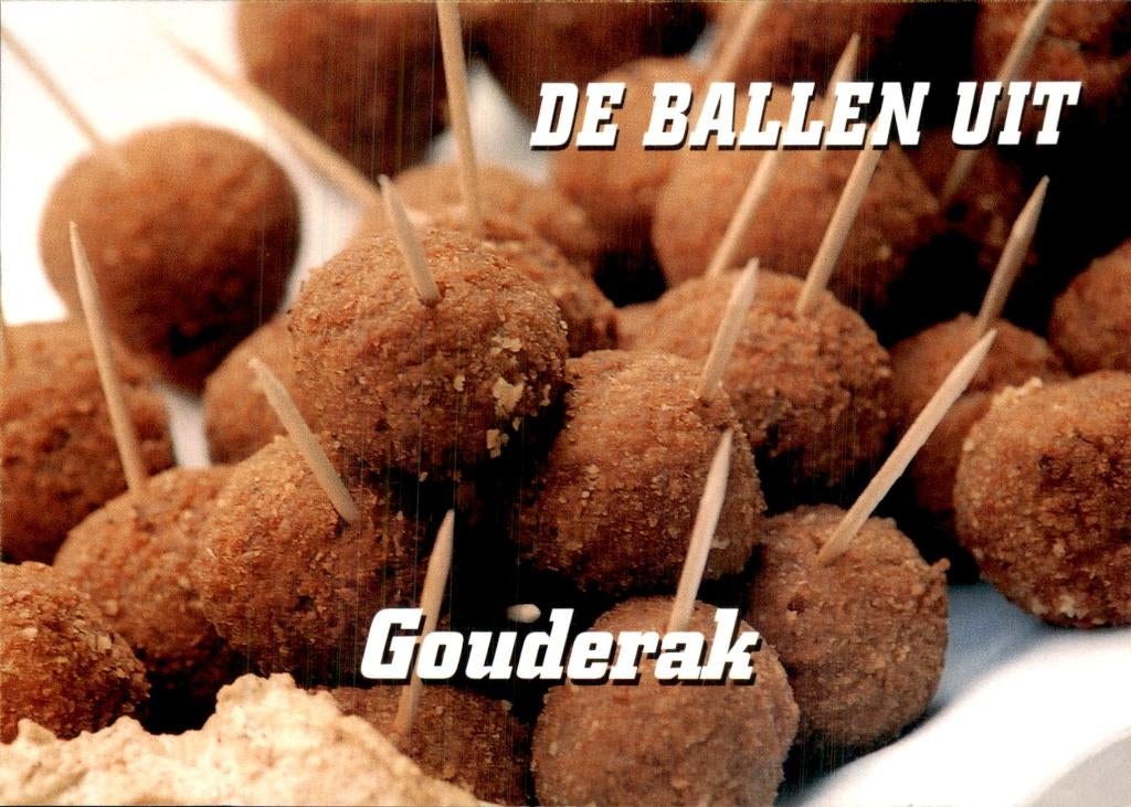 Gouderak - Bitterballen - De Ballen Uit, Ophalen of Verzenden, 1980 tot heden, Ongelopen, Zuid-Holland