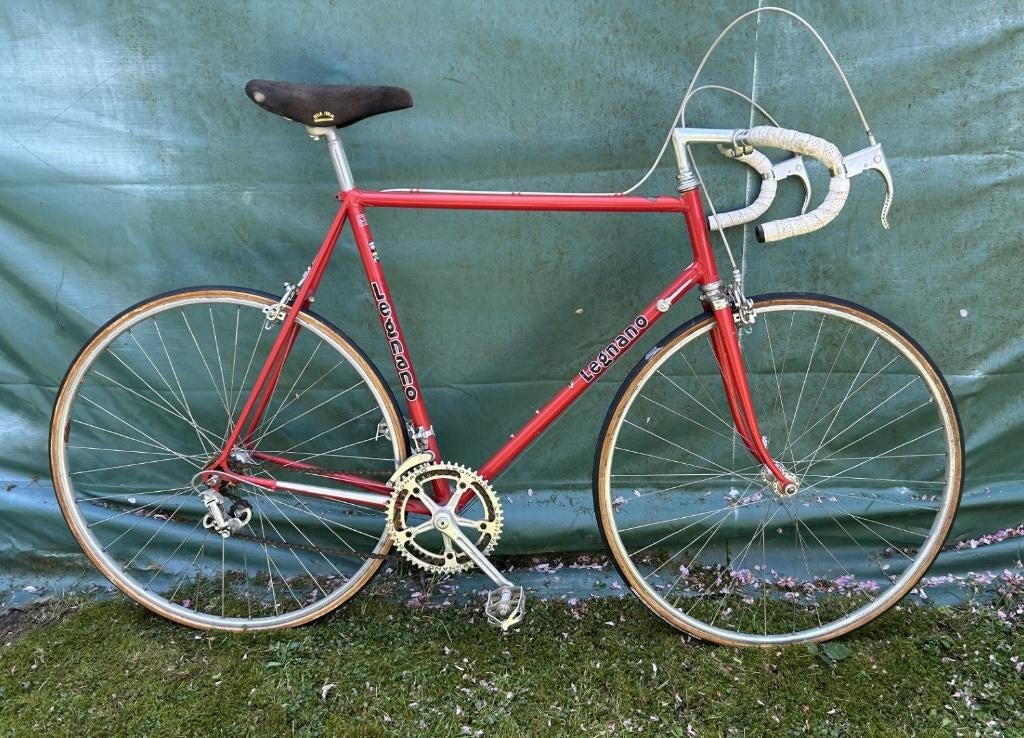 Originele Legnano racefiets 60 er jaren met campagnolo, Jaren '60 of nieuwer, Velgrem, 59 cm of meer, Ophalen
