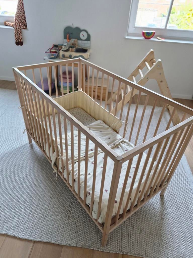 IKEA Sniglar ledikant compleet met matras en beddengoed, Kinderen en Baby's, Babywiegjes en Ledikanten, Ophalen