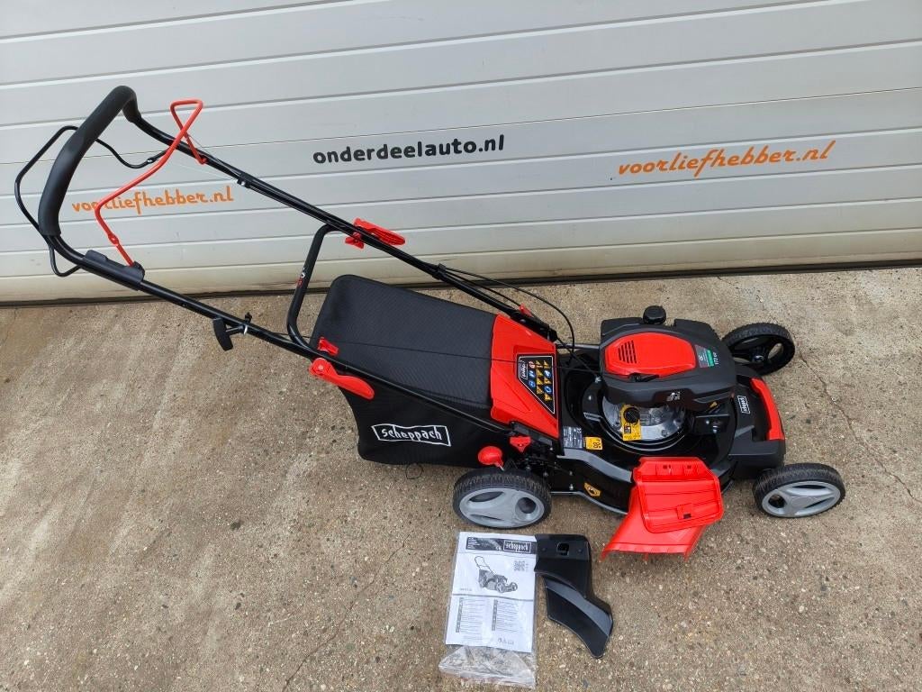 Scheppach cirkelmaaier, benzine grasmaaier, Ophalen, Cirkelmaaier, Opvangzak, MS173-51