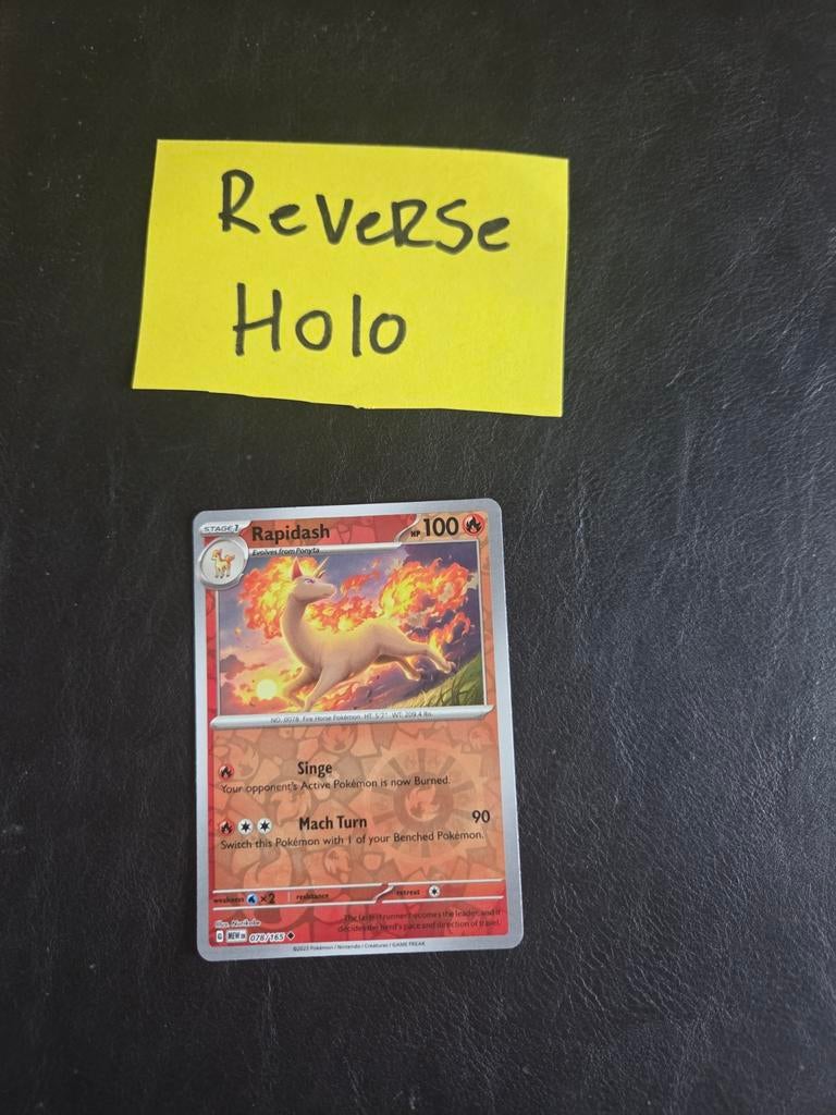 Rapidash 078/165 151 set, Ophalen of Verzenden, Zo goed als nieuw