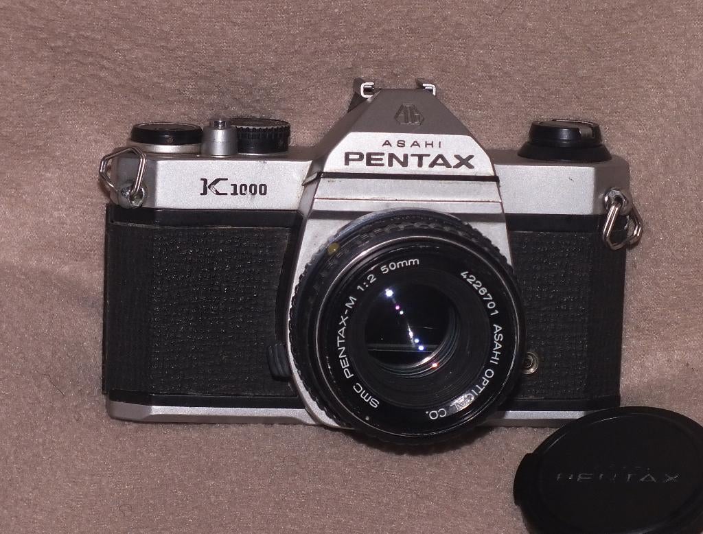 pentax k1000 (classic retro slr), Ophalen of Verzenden, Gebruikt, Spiegelreflex, Pentax