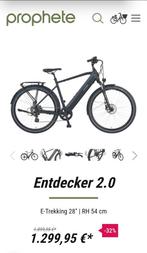 Prophete Entdecker 2.0 elektrische fiets 6 manden oud, Zo goed als nieuw, 51 tot 55 cm, 50 km per accu of meer, Ophalen