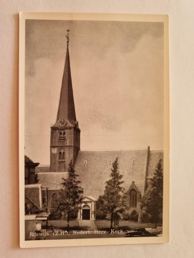 Rijswijk (Z-H) met ( Nederl-Herv-Kerk ), Ophalen of Verzenden, Zuid-Holland