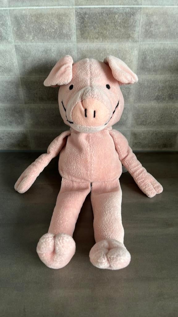 Kikker varkentje knuffel 38 cm schoon en heel, Ophalen of Verzenden, Zo goed als nieuw, Kikker