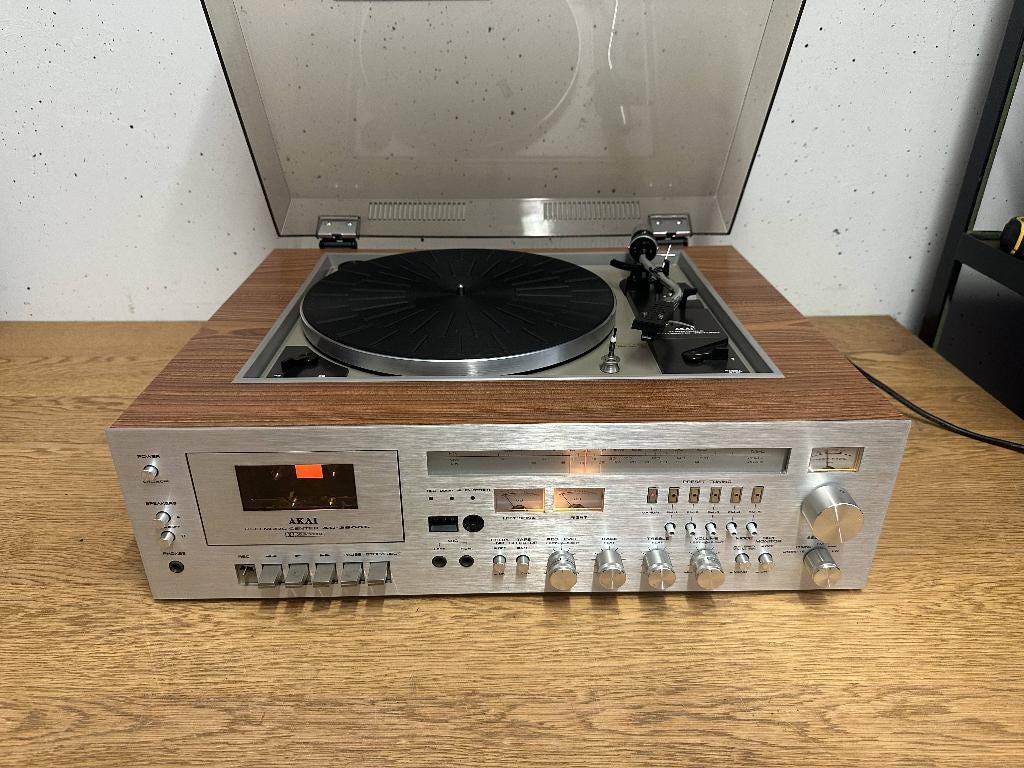 Akai AC-3800L Hifi Music Center Stereoketen mooi Vintage, Ophalen, Gebruikt, Tuner of Radio, Akai