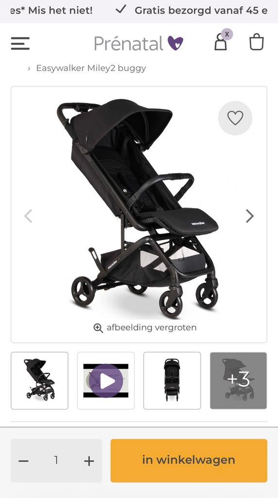 Buggy Easywalker Miley2, Ophalen, Gebruikt
