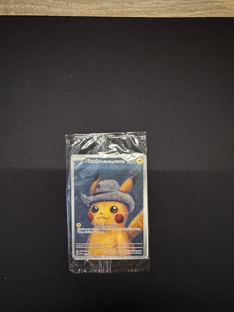 Pikachu with Grey Felt Hat Promo Kaart - Sealed, Hobby en Vrije tijd, Verzamelkaartspellen | Pokémon, Nieuw, Losse kaart, Ophalen