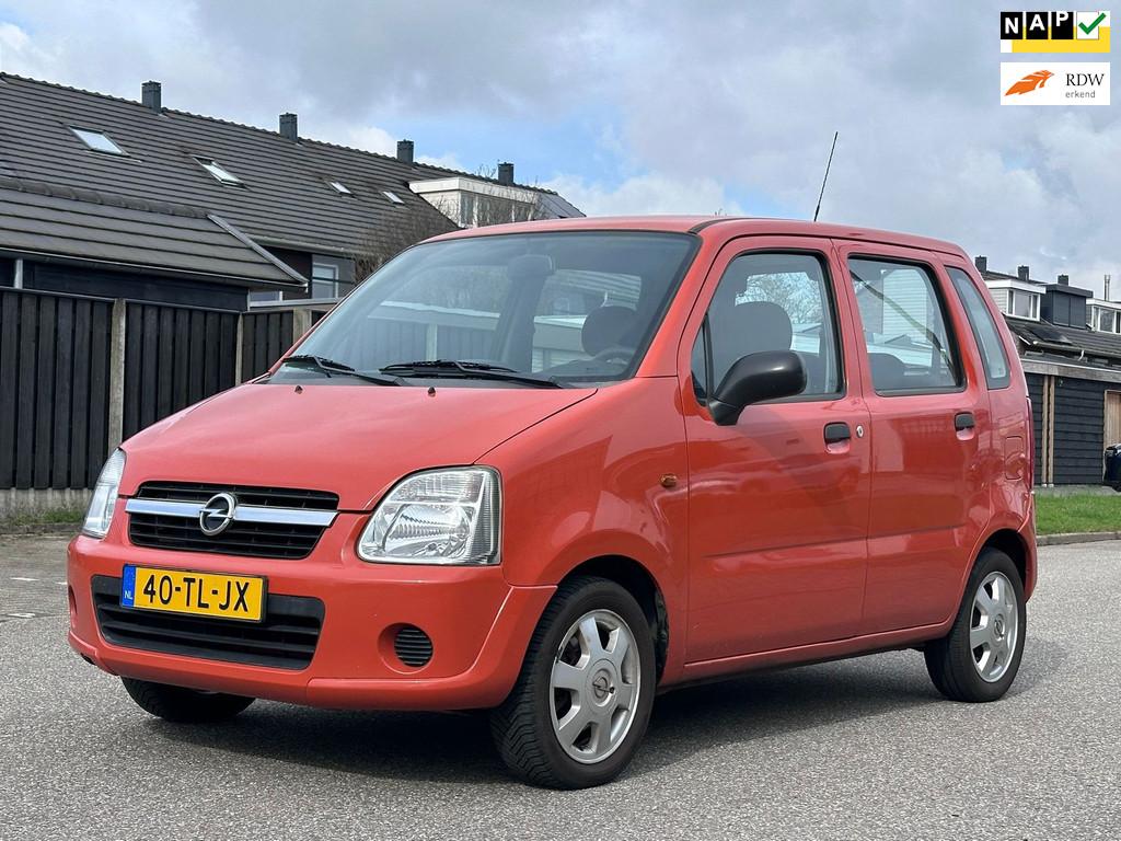 Opel Agila 1.2-16V Essentia 31-07-2026 APK*NAP*LM velgen*Ele, Voorwielaandrijving, 4 cilinders, 1229 cc, Origineel Nederlands